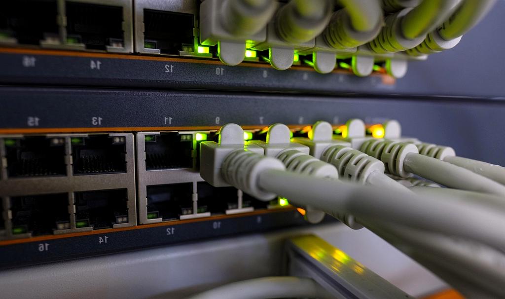 Wi-Fi router emitting signals